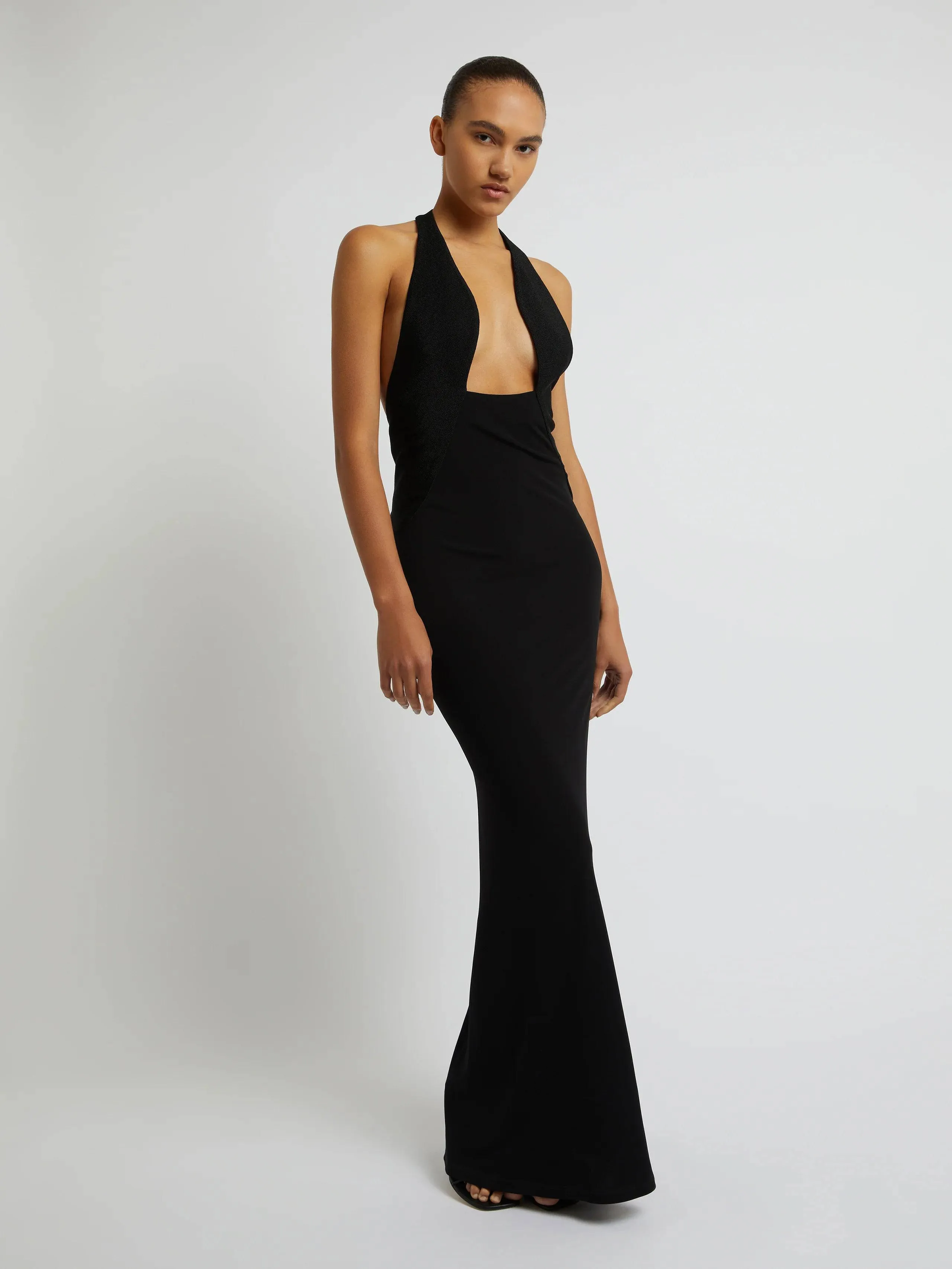 Christopher Esber - Tailored Sloped Halter Dress