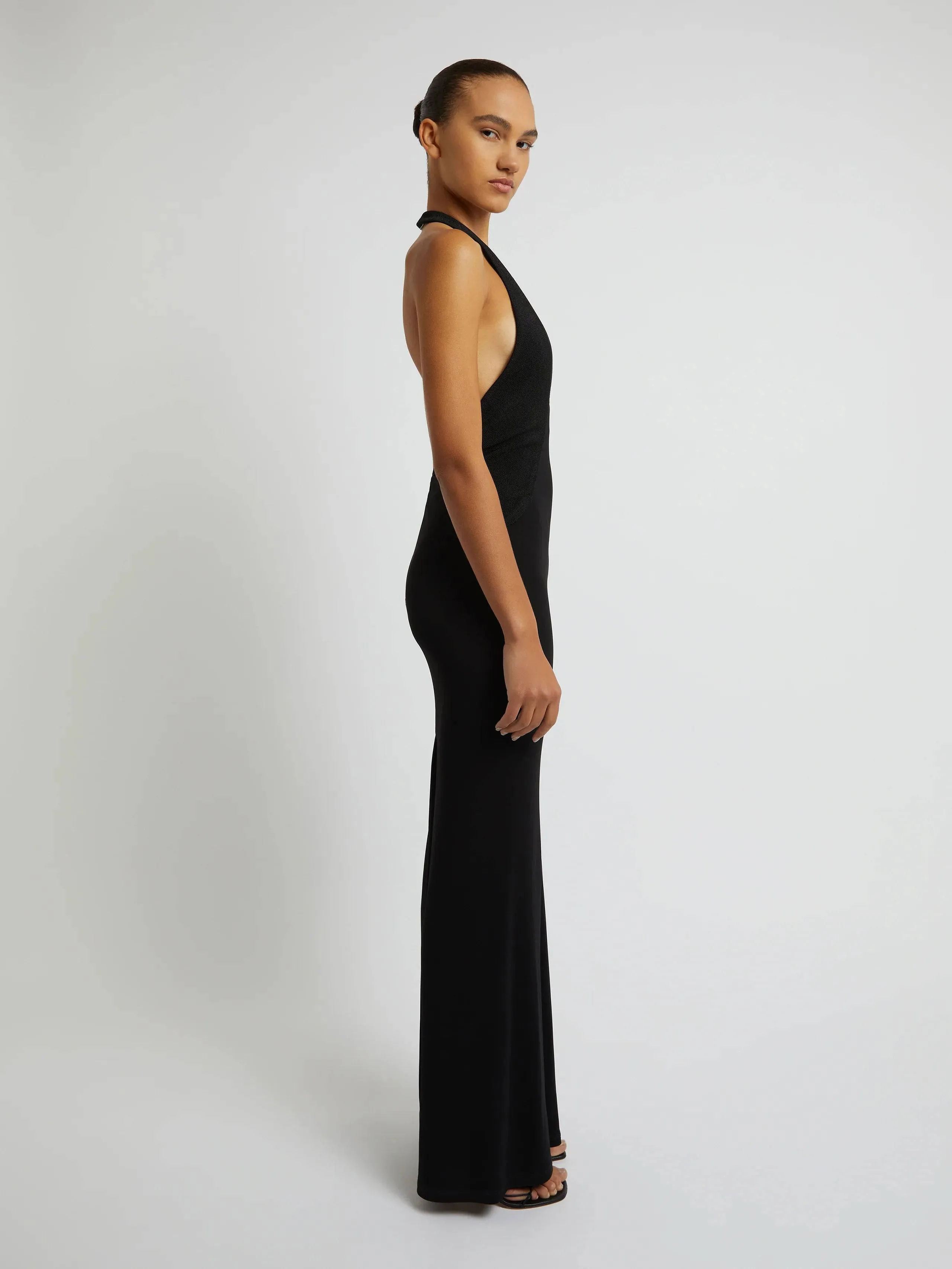 Christopher Esber - Tailored Sloped Halter Dress
