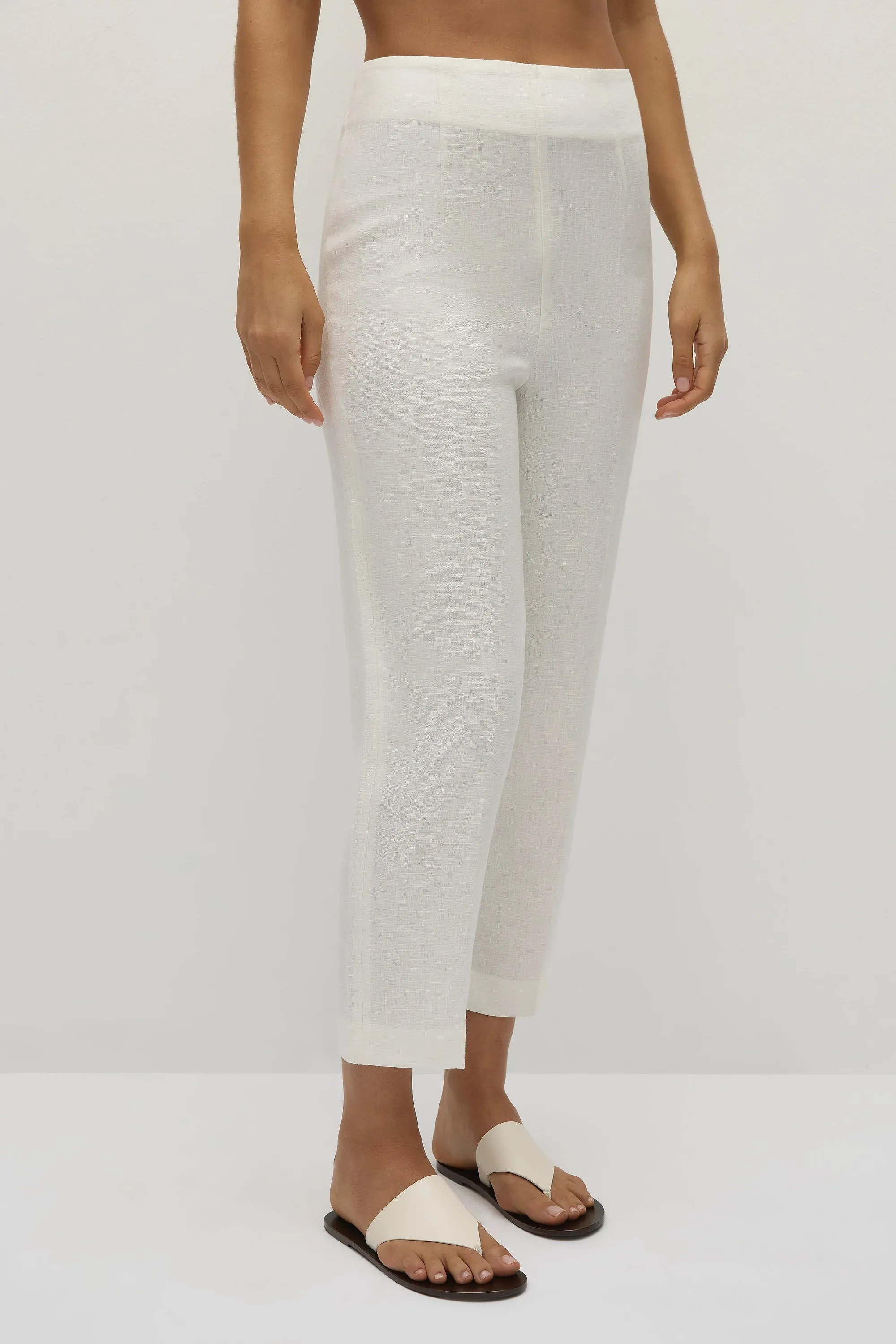 Claudine Pant White
