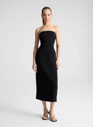 Elizabeth Strapless Midi Dress