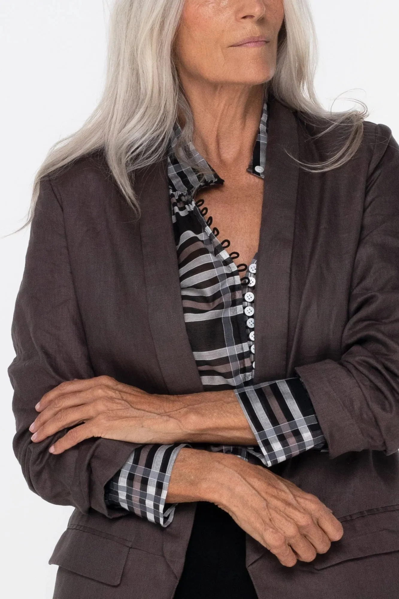Stylish Fossil-Colored Jacket