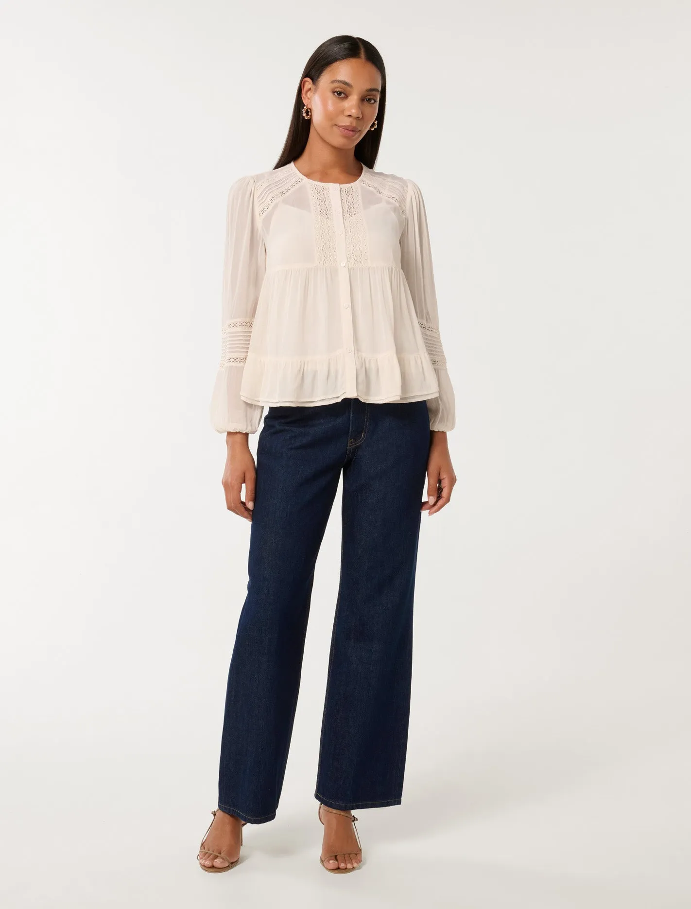 Hartley Lace Trim Top