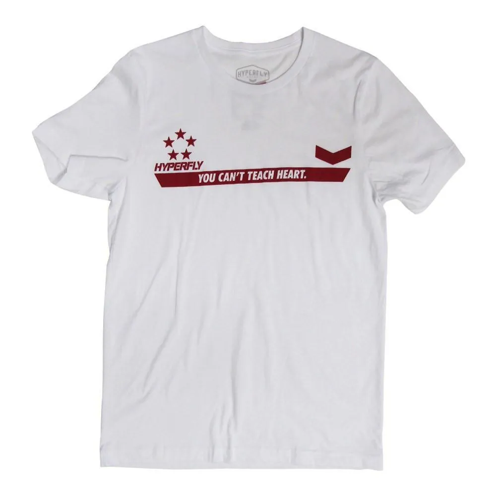 Hyperfly "League" T-Shirt - White/Red