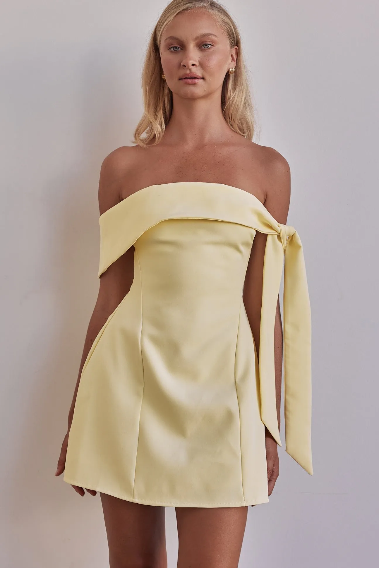 Mina Mini Dress (Yellow)