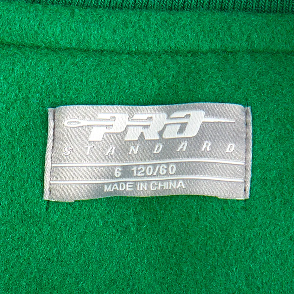 NBA BOSTON CELTICS RETRO CLASSIC LITTLE BOYS RIB WOOL VARSITY JACKET (KELLY GREEN/ WHITE)