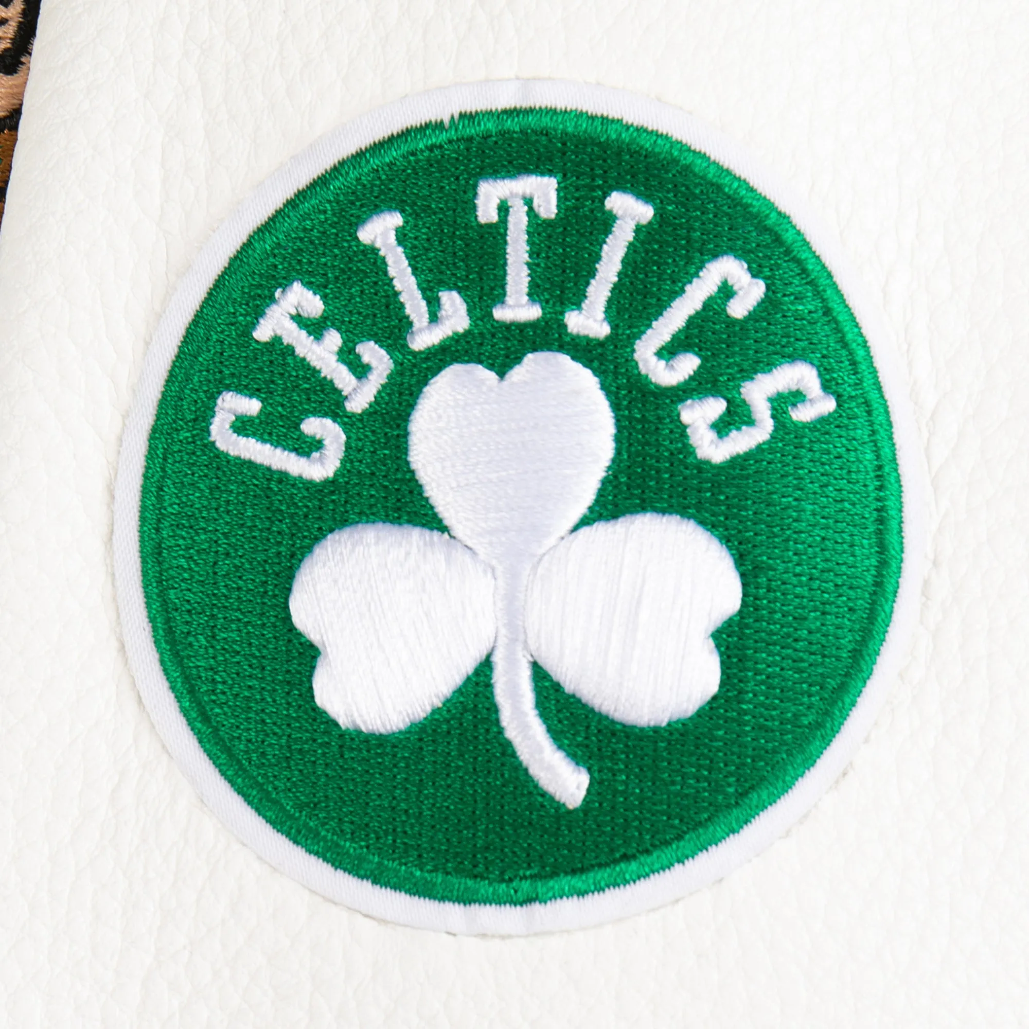 NBA BOSTON CELTICS RETRO CLASSIC TODDLER BOYS RIB WOOL VARSITY JACKET (KELLY GREEN/ WHITE)