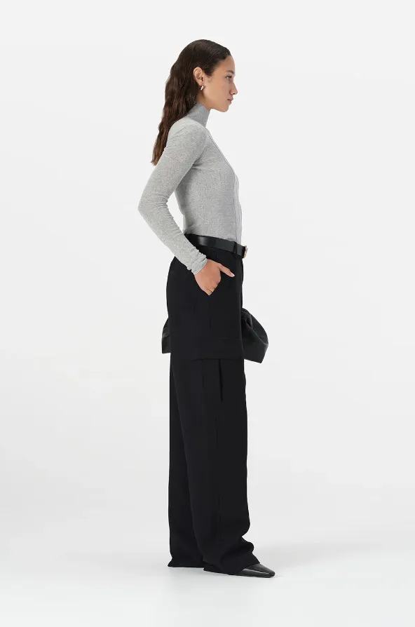 Odette Knit Top Grey Marle