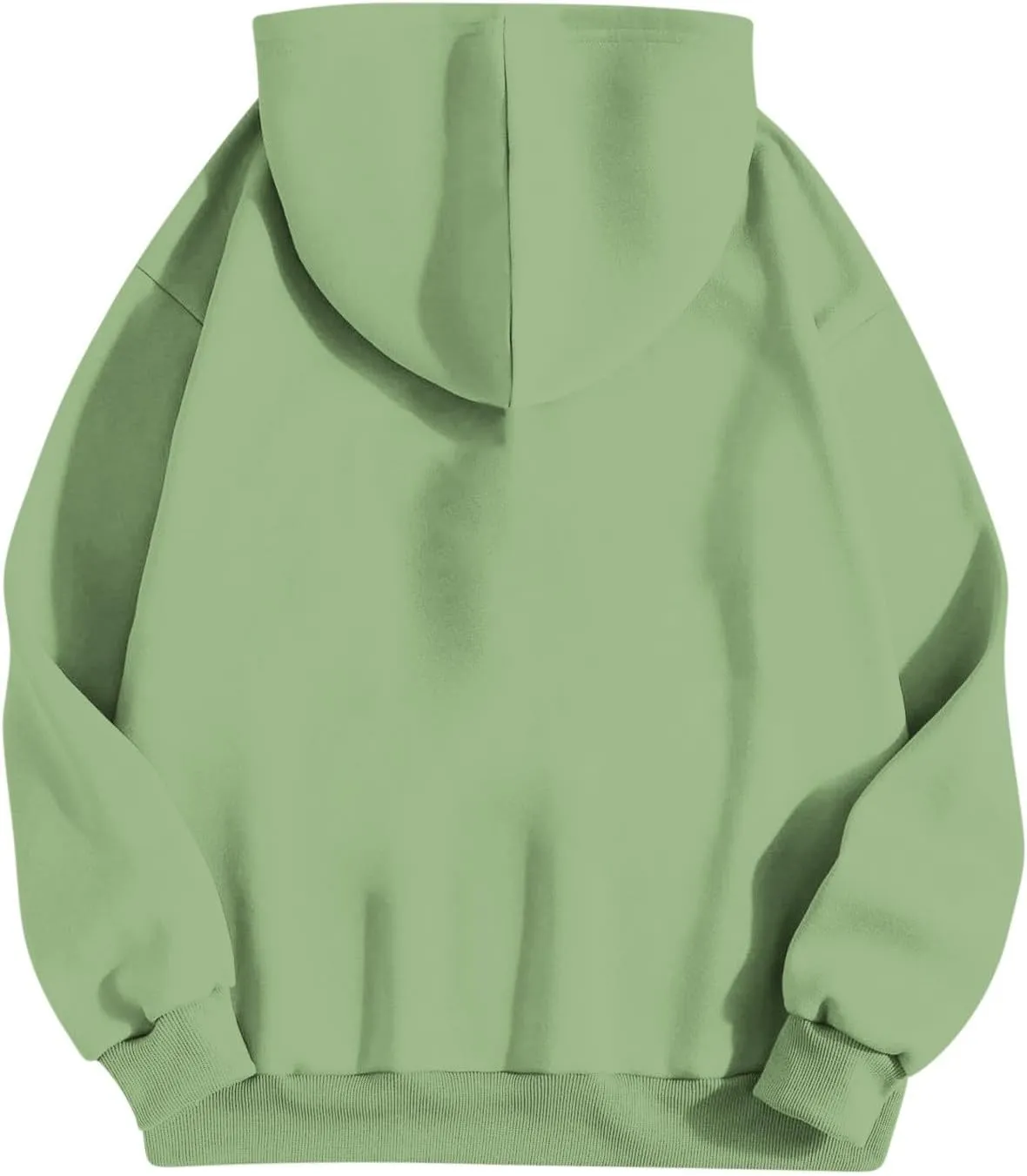 Oversized Sweatshirt For Women Fleece Hoodies Casual Long Sleeve Pullover Top Solid Color Cute Hoodie With Pocket