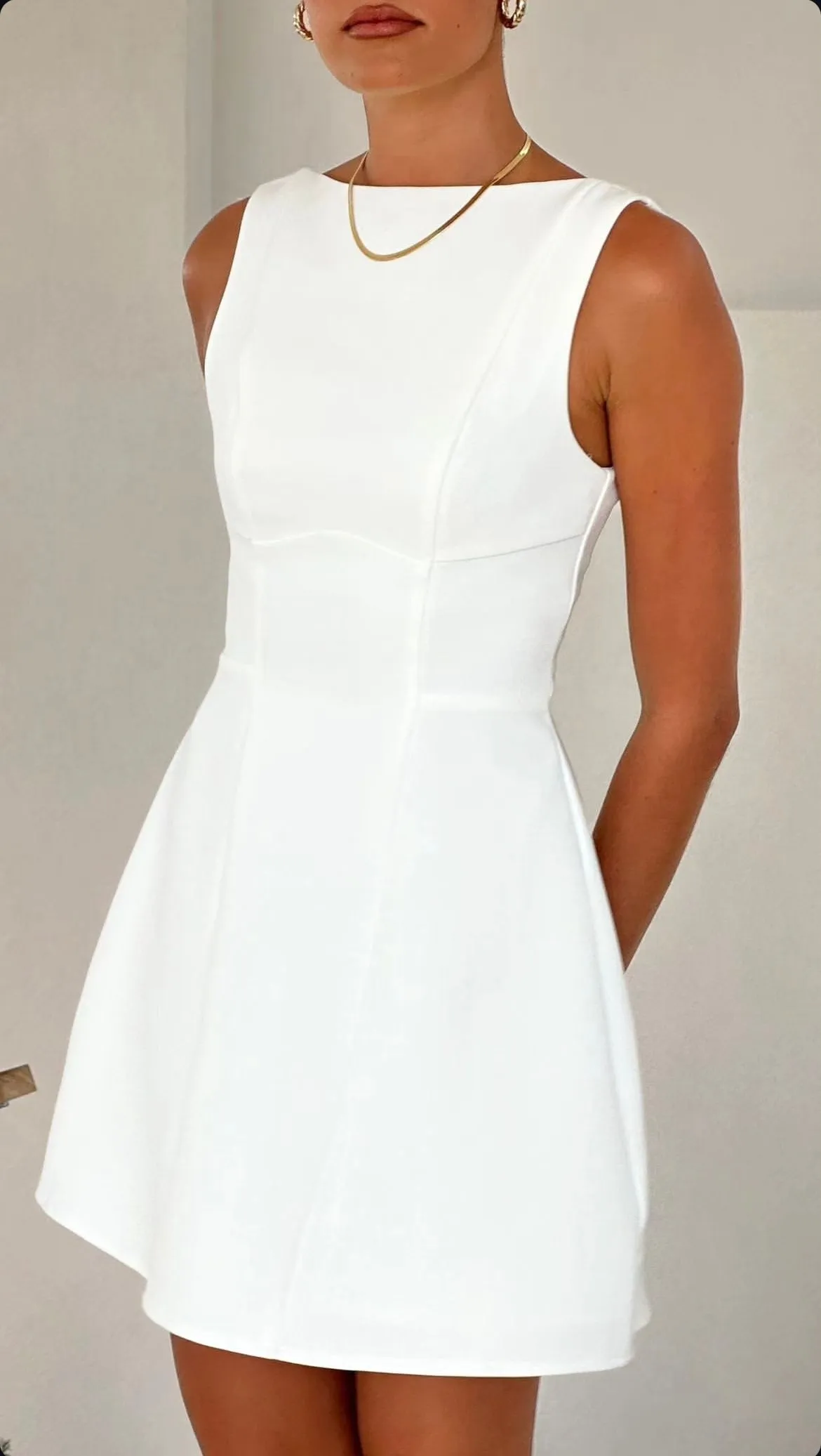 Tarsha Mini Dress White