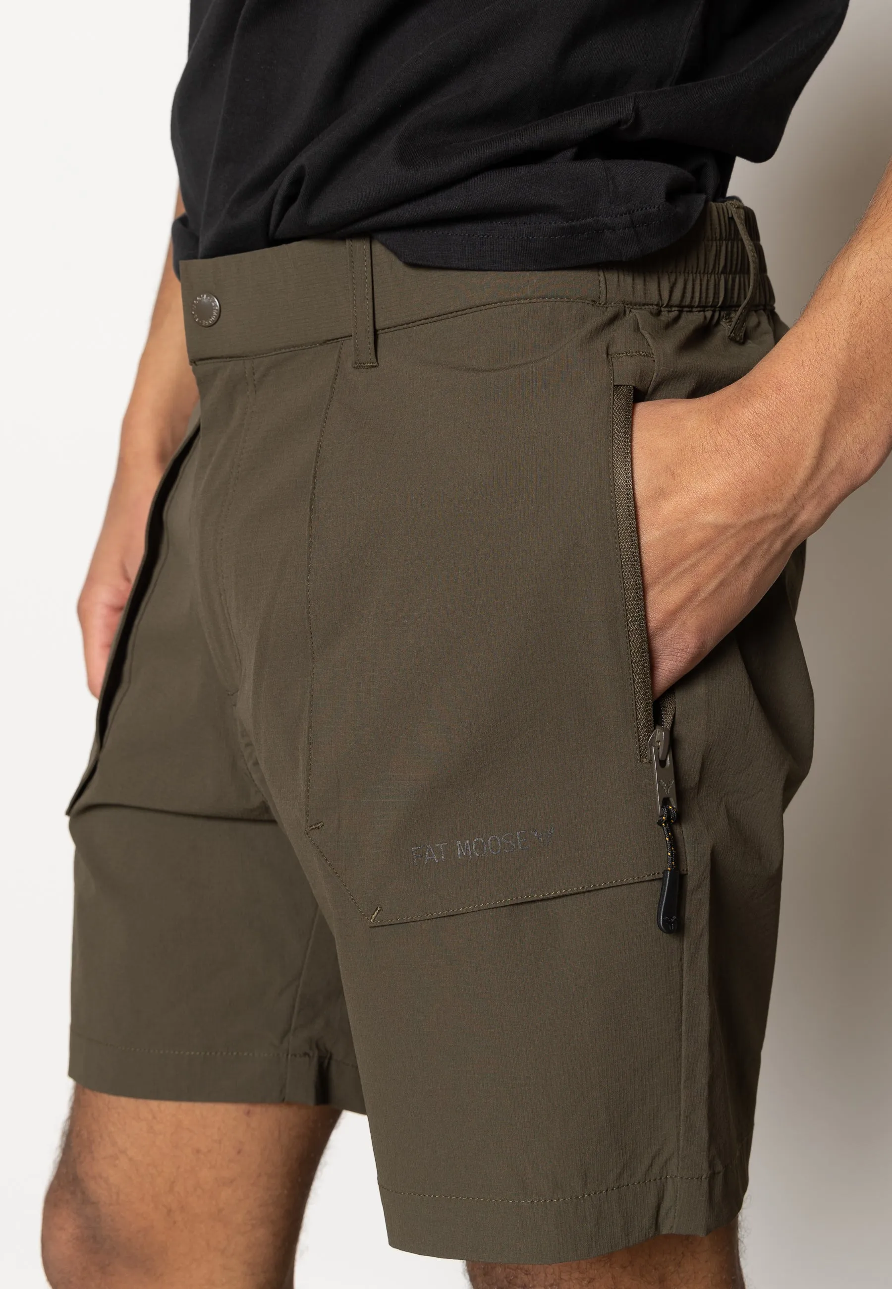 TRACK SHORTS - Army