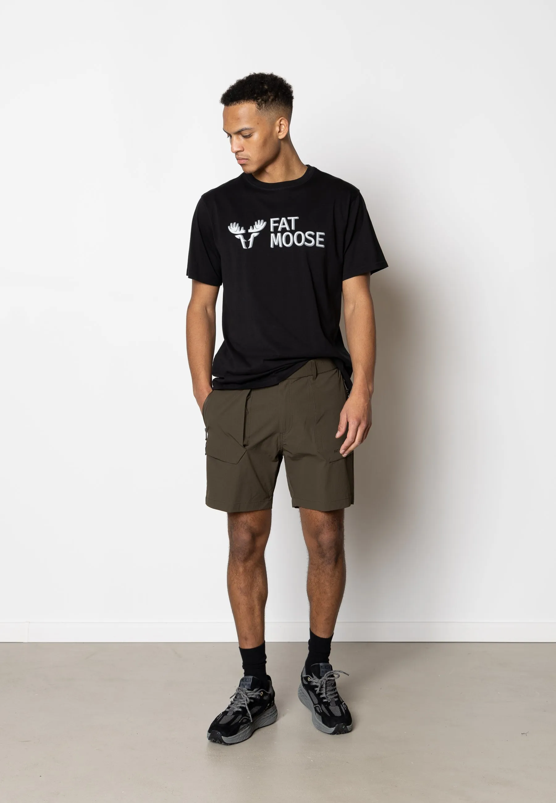 TRACK SHORTS - Army