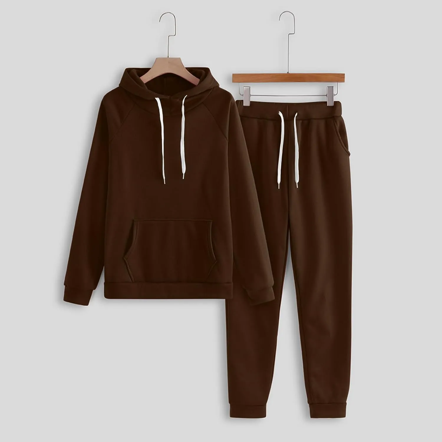 Women's 2024 Fall Two Piece Outfits Long Sleeve V Neck Drawstring Fashion 2 Piece Fashion 2024